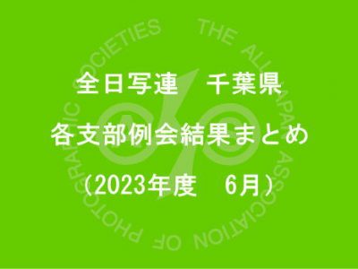 千葉県内の支部例会結果まとめ（2023年6月）